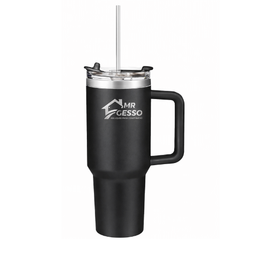 Garrafa/Caneca com canudo 1200ml 